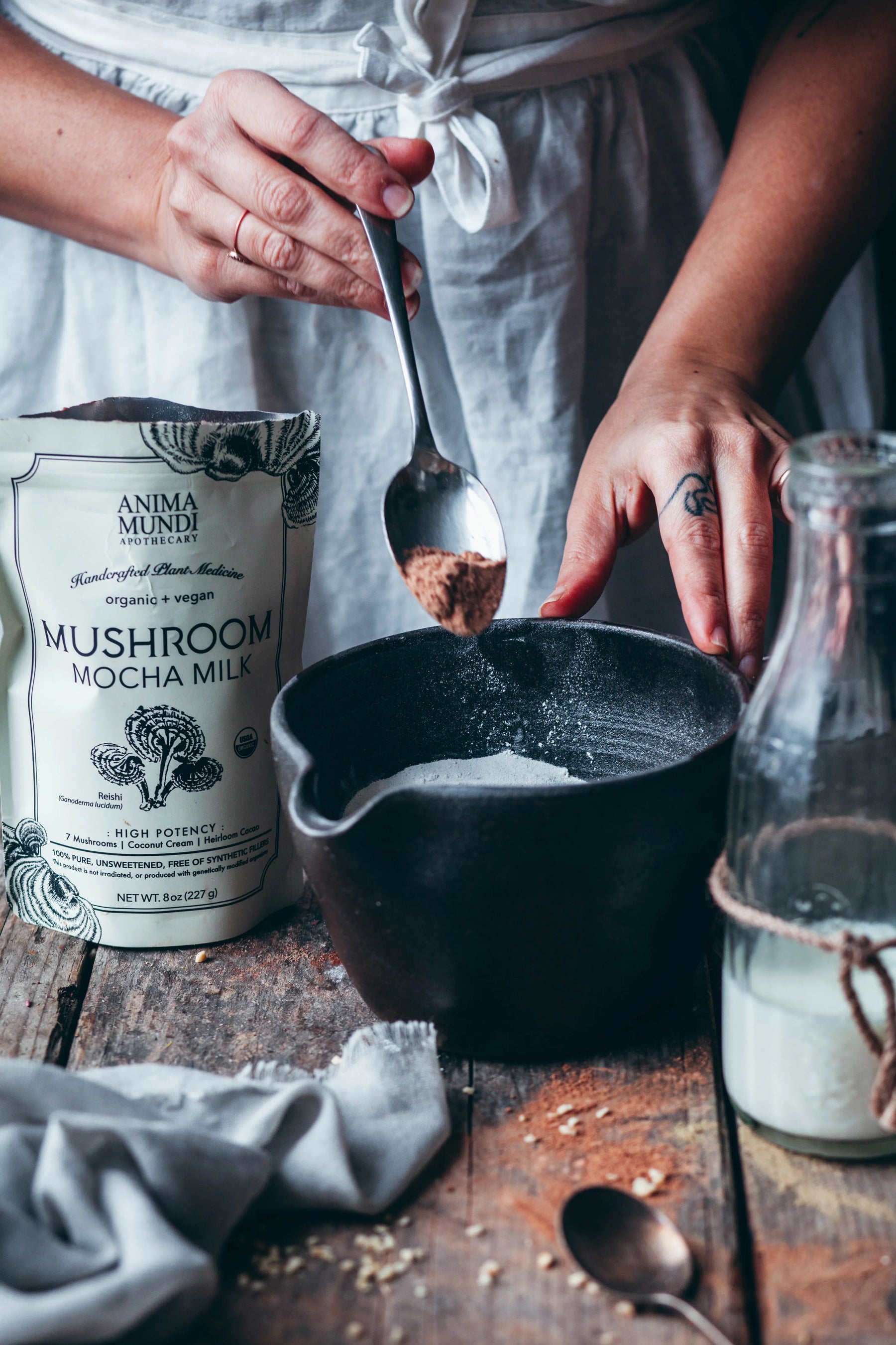 Mushroom Mocha Milk | Longevity Milk*