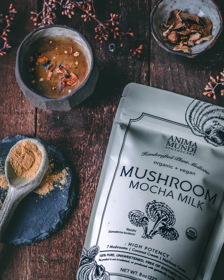 Mushroom Mocha Milk | Longevity Milk*