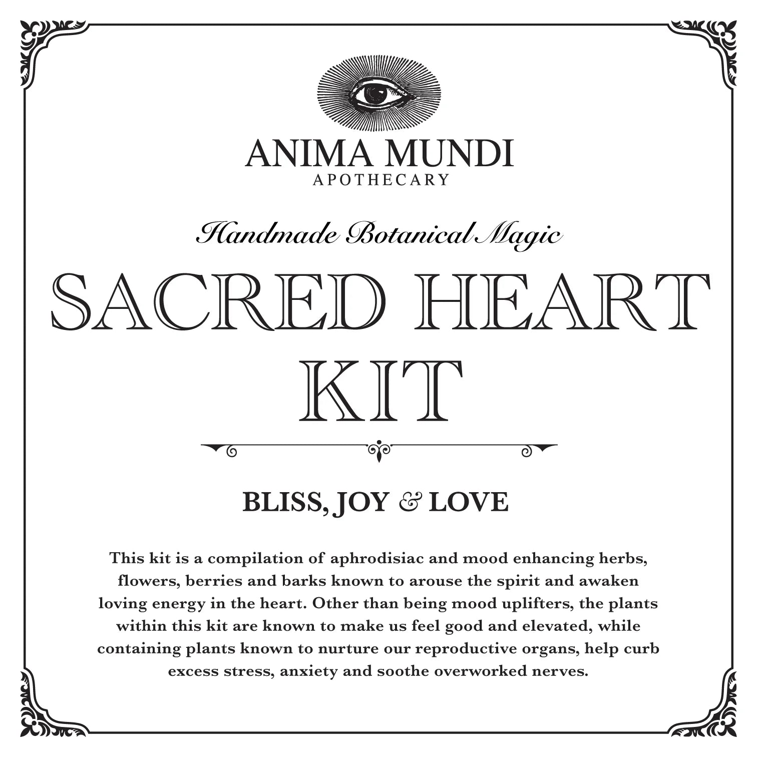 Sacred Heart Kit | Aphrodisiacs + Mood Elevators